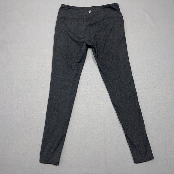 Athleta Pants Womens Medium Gray Leggings Mid Rise Athletic Gym Ladies 28x26 - Picture 10 of 11